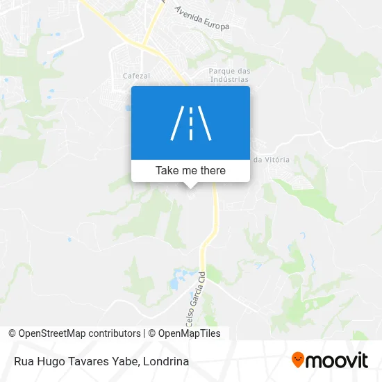 Rua Hugo Tavares Yabe map