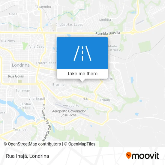 Rua Inajá map