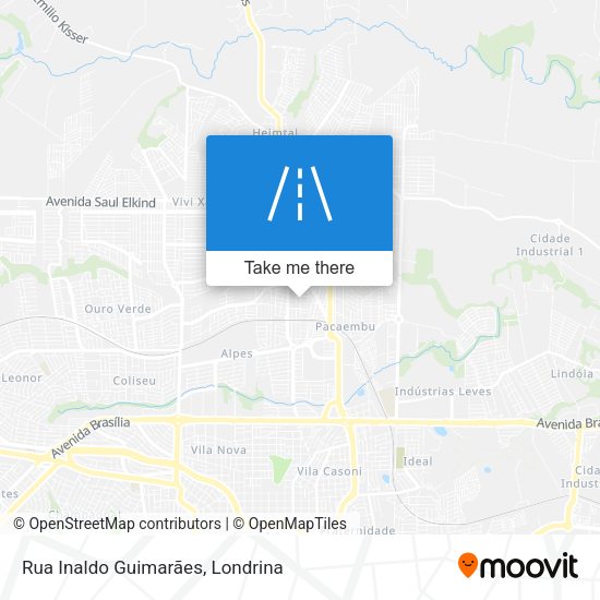 Rua Inaldo Guimarães map