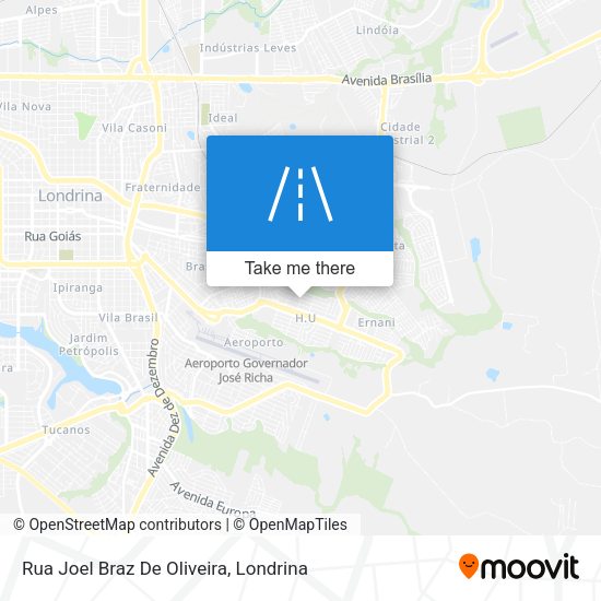 Rua Joel Braz De Oliveira map