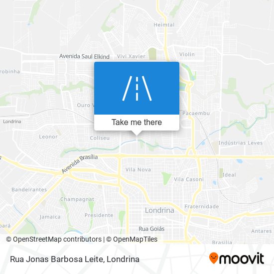 Mapa Rua Jonas Barbosa Leite