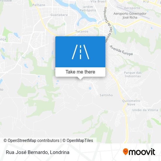 Rua José Bernardo map