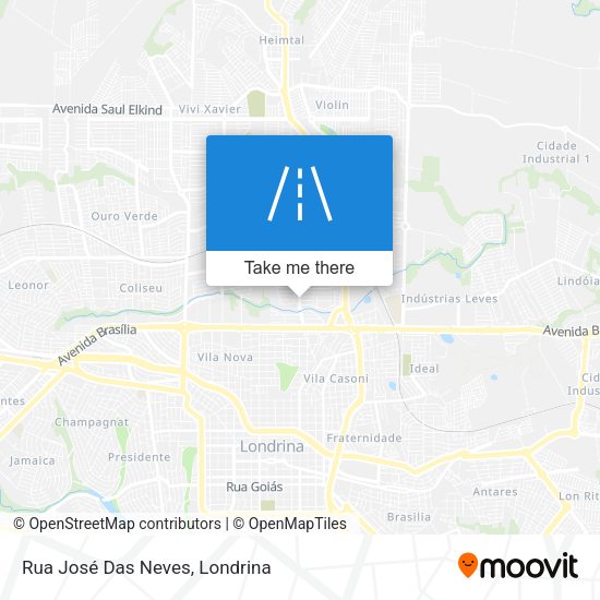 Rua José Das Neves map