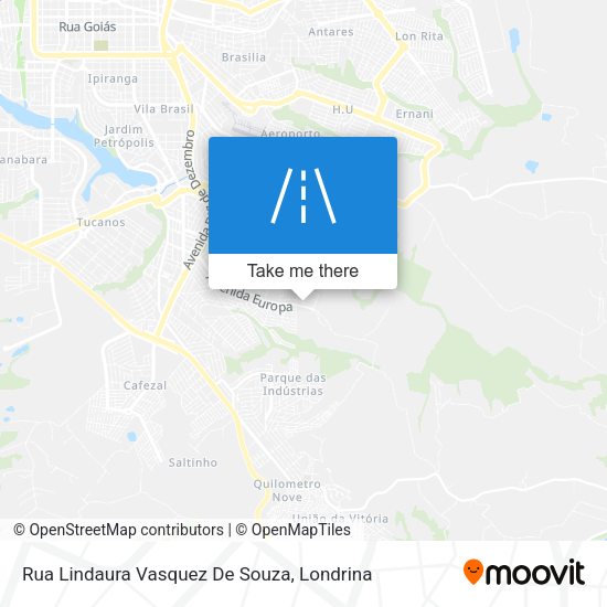 Rua Lindaura Vasquez De Souza map