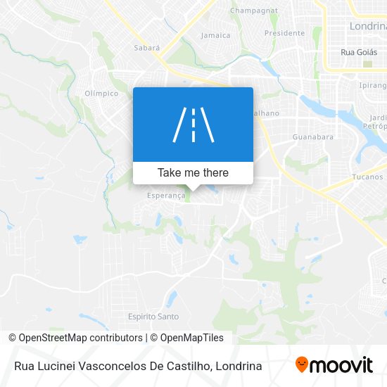 Rua Lucinei Vasconcelos De Castilho map