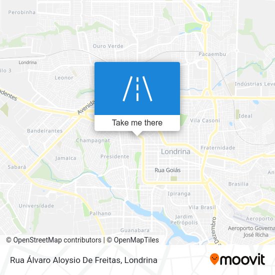 Rua Álvaro Aloysio De Freitas map