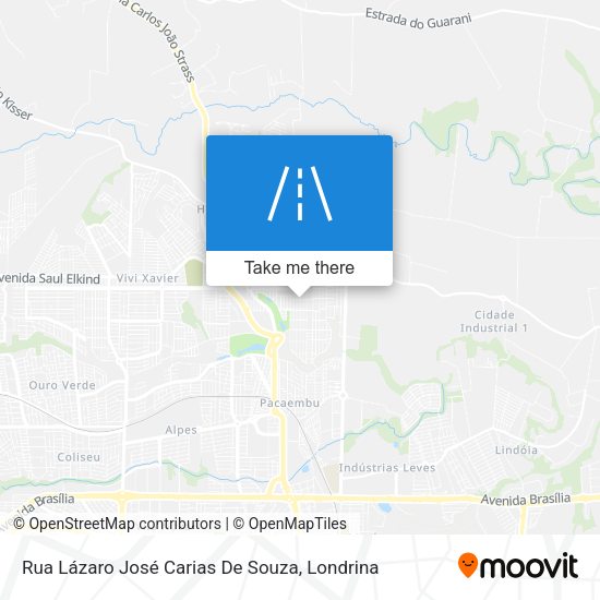 Rua Lázaro José Carias De Souza map