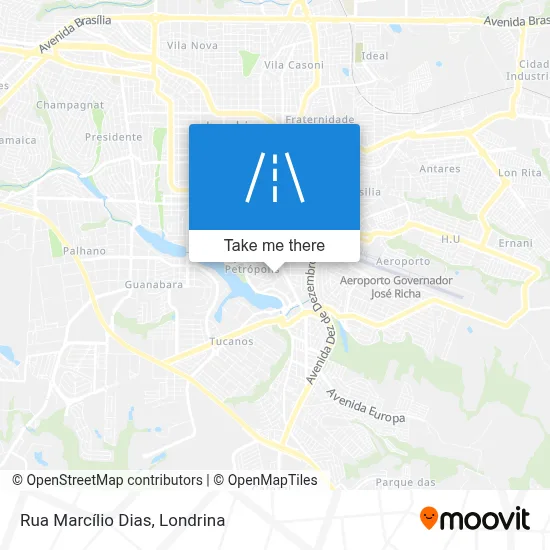 Rua Marcílio Dias map