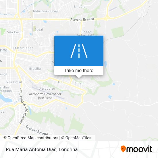 Rua Maria Antônia Dias map