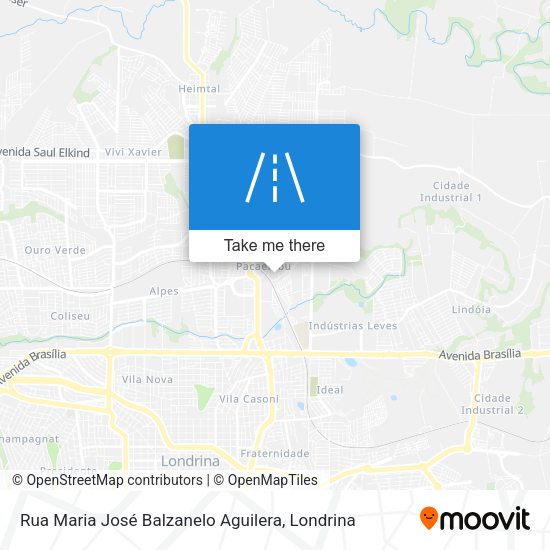 Rua Maria José Balzanelo Aguilera map