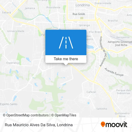 Rua Maurício Alves Da Silva map