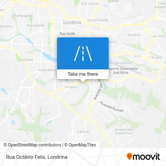 Rua Octávio Felix map
