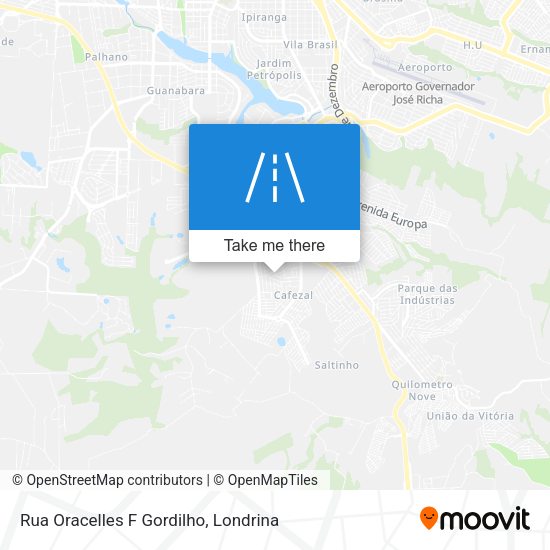 Rua Oracelles F Gordilho map