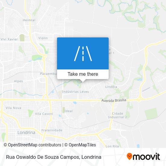 Rua Oswaldo De Souza Campos map