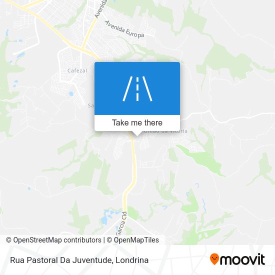 Rua Pastoral Da Juventude map