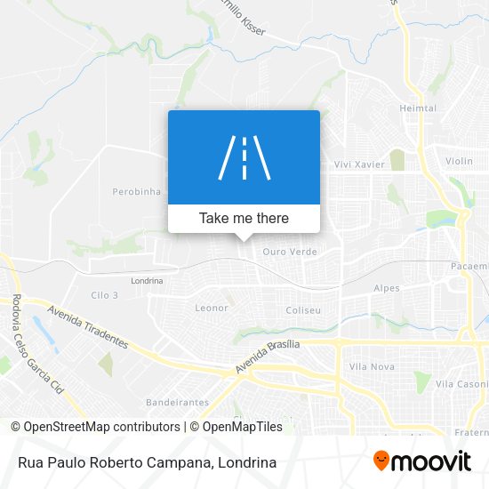 Rua Paulo Roberto Campana map