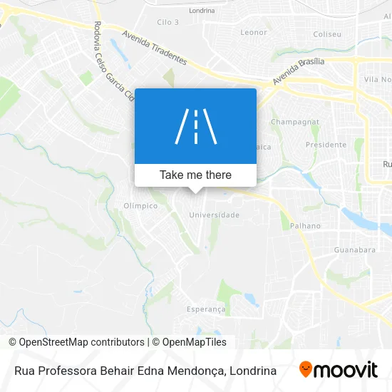 Rua Professora Behair Edna Mendonça map
