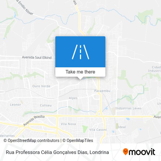 Rua Professora Célia Gonçalves Dias map