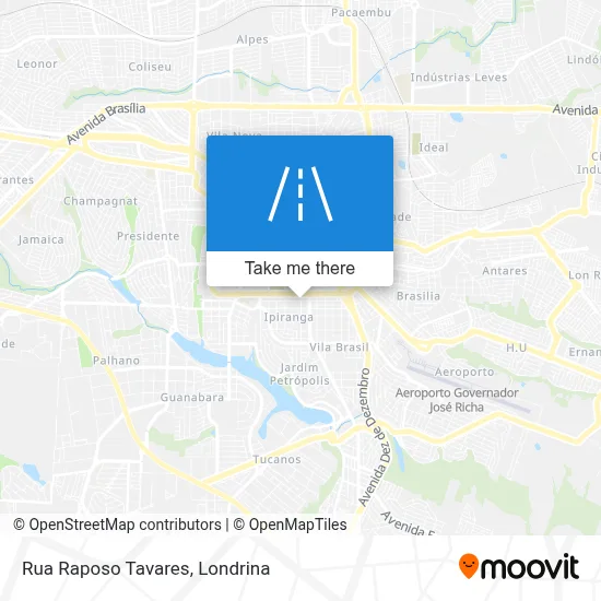 Rua Raposo Tavares map