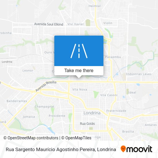 Rua Sargento Maurício Agostinho Pereira map