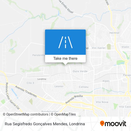 Rua Segisfredo Gonçalves Mendes map