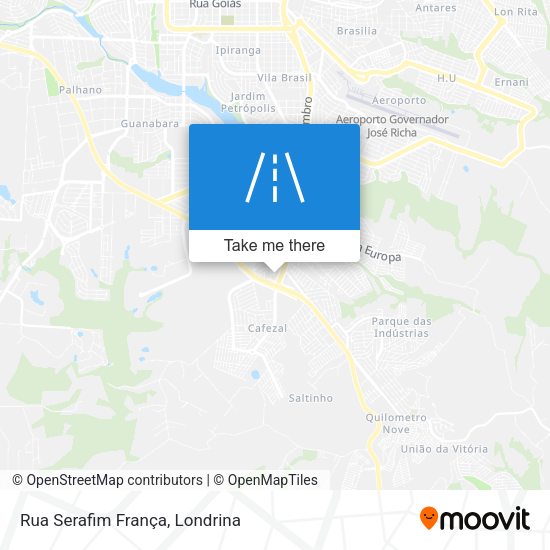 Rua Serafim França map