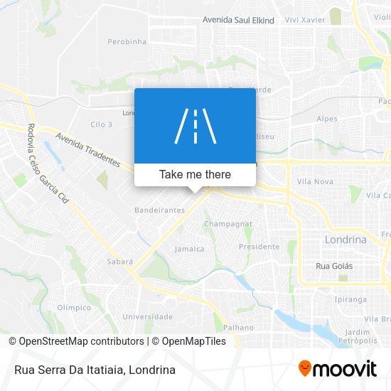 Rua Serra Da Itatiaia map