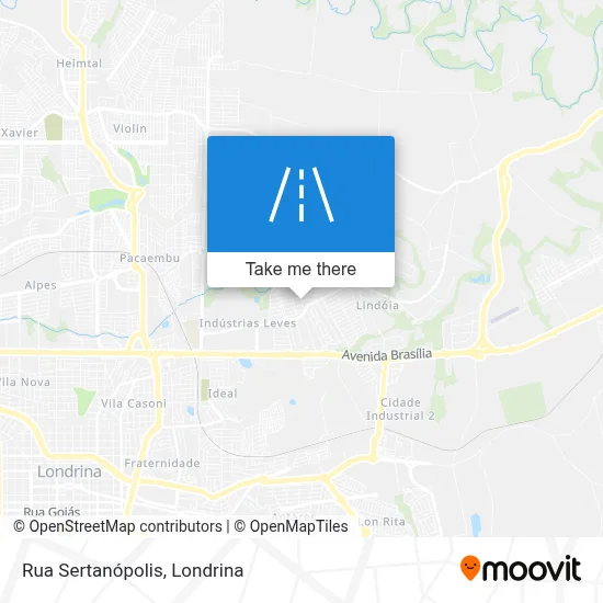 Rua Sertanópolis map
