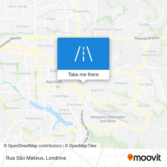 Rua São Mateus map