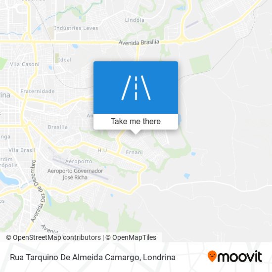 Rua Tarquino De Almeida Camargo map