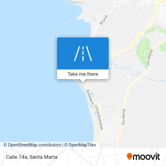 Mapa de Calle 74a