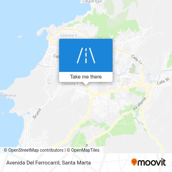 Mapa de Avenida Del Ferrocarril