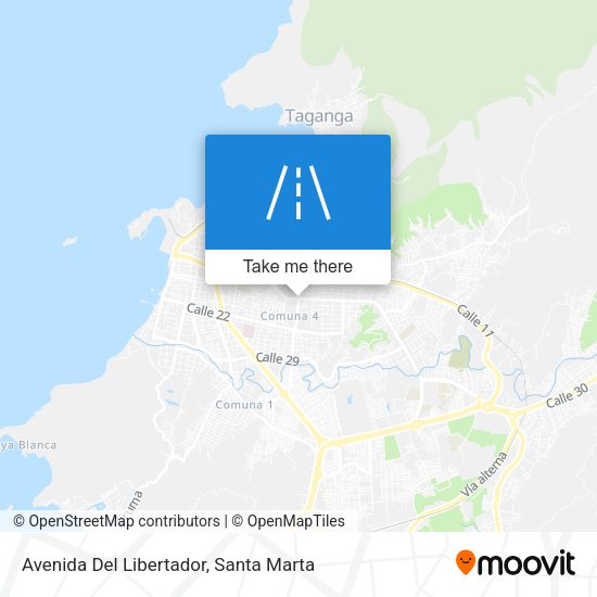 Avenida Del Libertador map