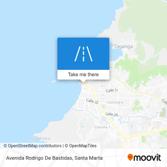 Mapa de Avenida Rodrigo De Bastidas