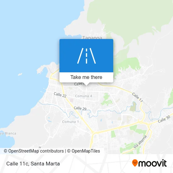 Calle 11c map
