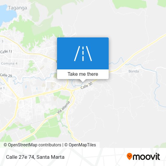 Mapa de Calle 27e 74
