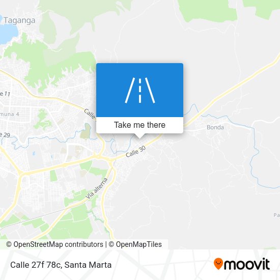 Mapa de Calle 27f 78c
