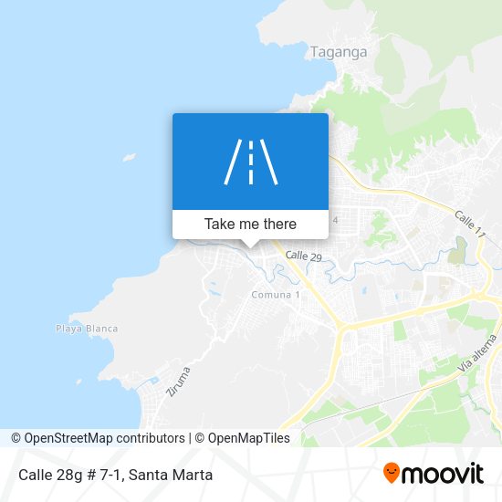 Mapa de Calle 28g # 7-1