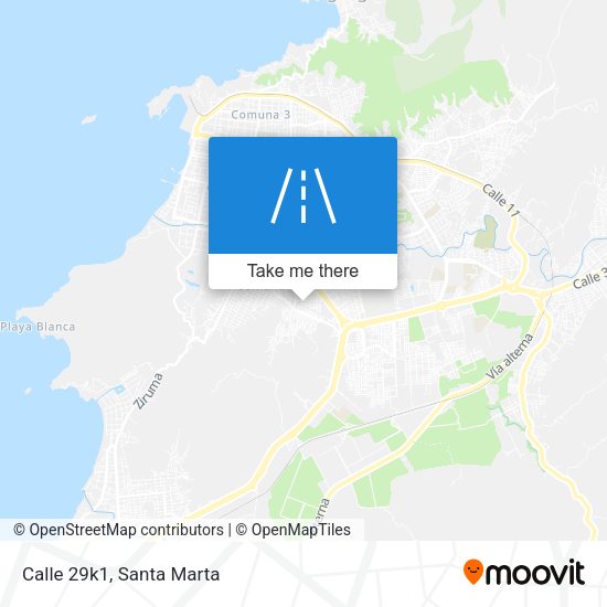 Mapa de Calle 29k1