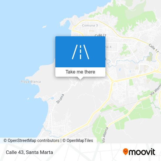 Mapa de Calle 43