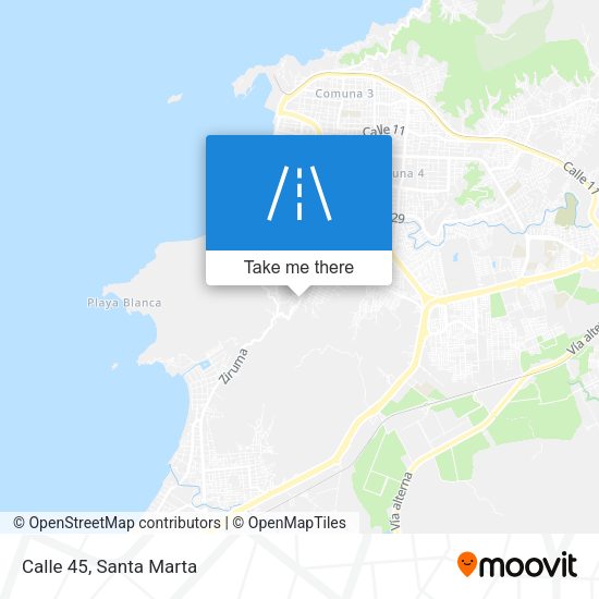 Mapa de Calle 45