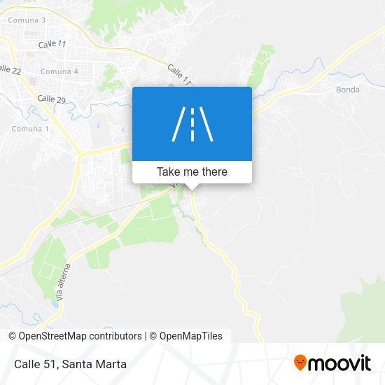 Mapa de Calle 51