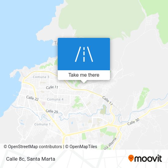 Mapa de Calle 8c