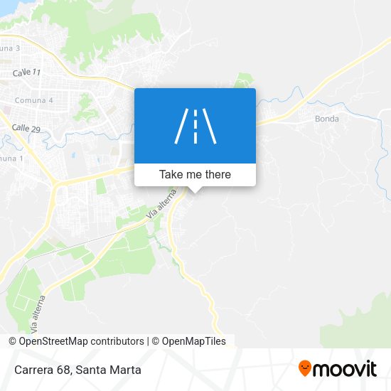 Mapa de Carrera 68