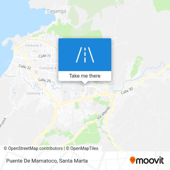 Mapa de Puente De Mamatoco