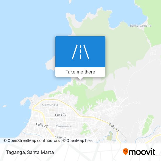 Taganga map