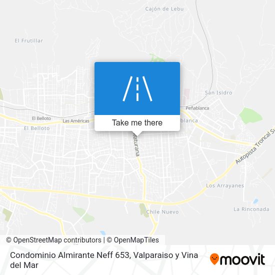 Condominio Almirante Neff 653 map