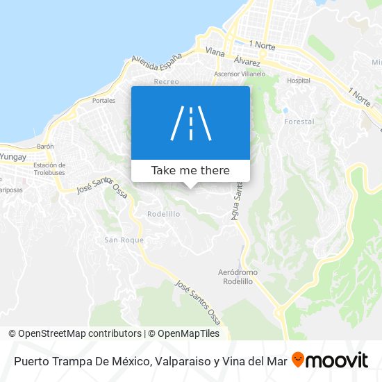 Puerto Trampa De México map