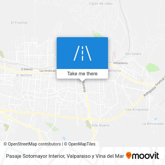 Pasaje Sotomayor Interior map
