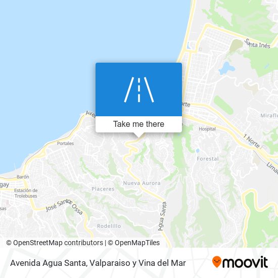 Avenida Agua Santa map